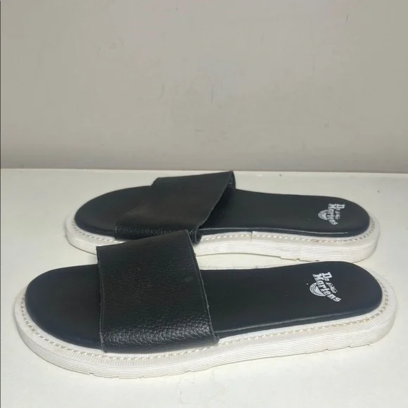 Martens Shoes Dr Martens Cierra Ii Black Pebbled Slide